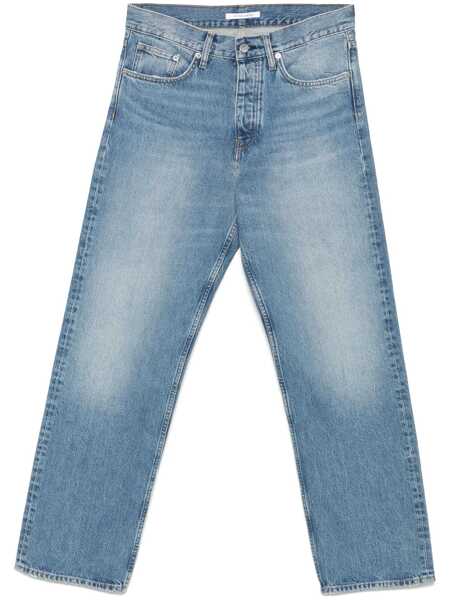 Blugi SUNFLOWER Blue Jeans With Belt Loops And Logo Patch On The Rear In Denim Man BLUE Barbati (BM 19157649) 1