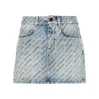 Fuste Balenciaga Denim Mini Skirt Femei