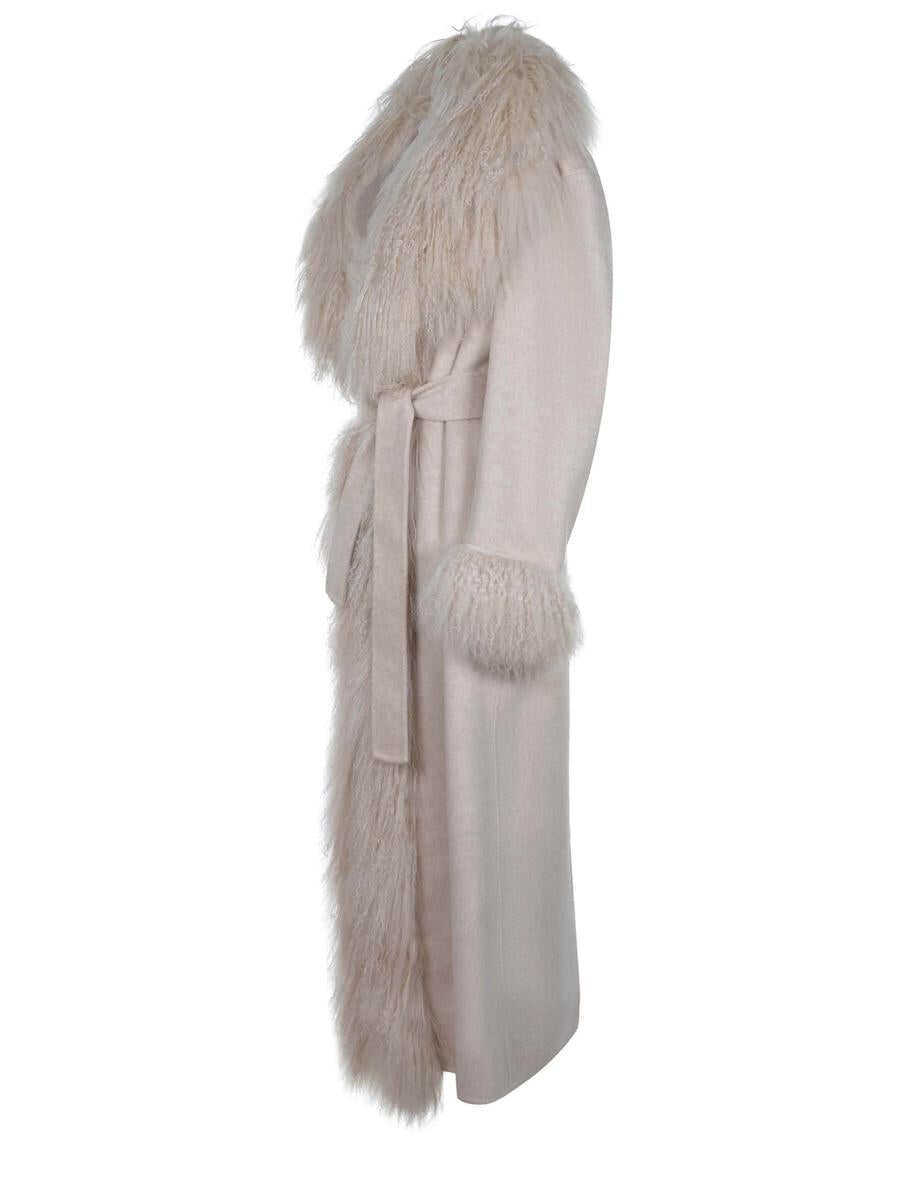 Paltoane GIUSEPPE DI MORABITO Giuseppe Di Morabito  Coats Beige Femei (BM 19159764) 2