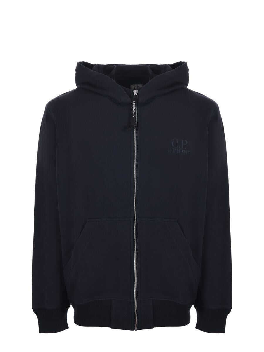 Pulovere C.P. Company C.P. Company  Cotton Sweatshirt BLUE Barbati (BM 19159809) 1