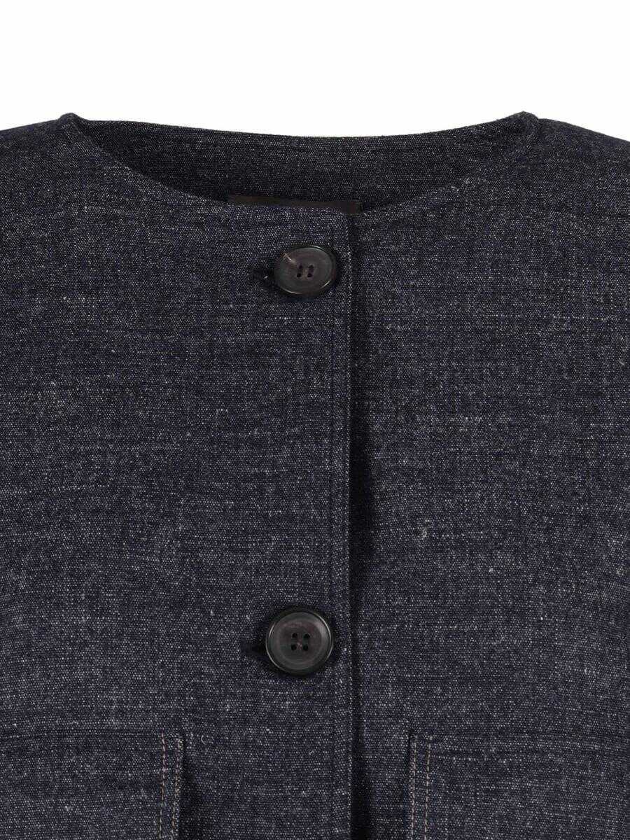 Paltoane Lorena Antoniazzi Lorena Antoniazzi Coat BLUE Femei (BM 19161138) 3