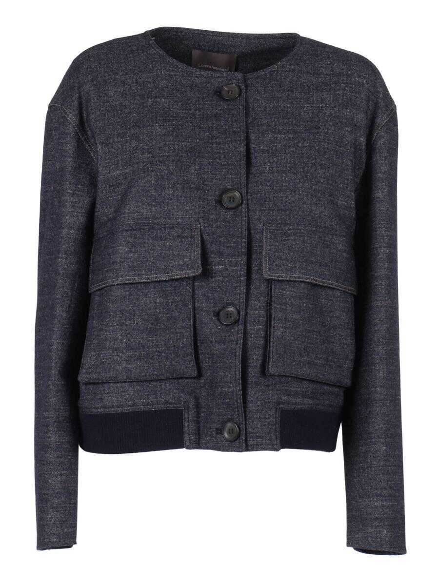 Paltoane Lorena Antoniazzi Lorena Antoniazzi Coat BLUE Femei (BM 19161138) 1