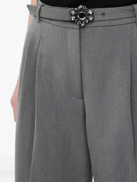 Pantaloni casual Liu Jo Liu Jo Gray Palazzo Pants GREY Femei (BM 19161678) 5