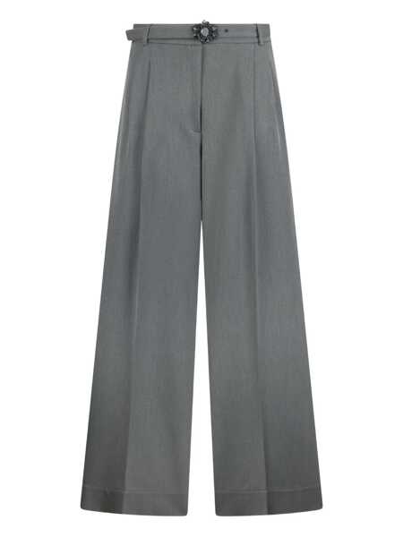 Pantaloni casual Liu Jo Liu Jo Gray Palazzo Pants GREY Femei (BM 19161678) 1