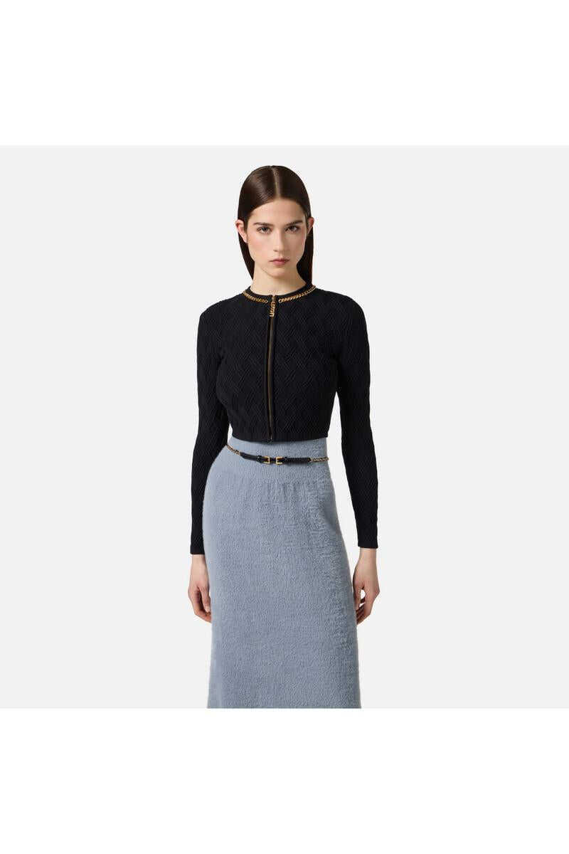 Pulovere Elisabetta Franchi Elisabetta Franchi Sweaters Black Femei (BM 19161780) 4