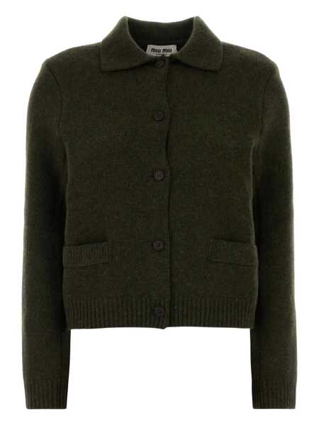 Pulovere Miu Miu Miu Miu Knitwear GREEN Femei (BM 19161819) 1