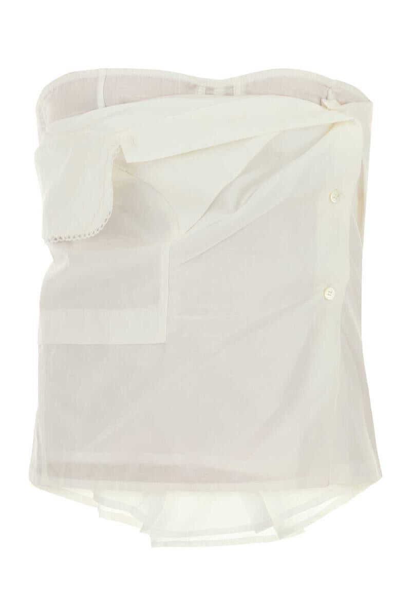 Camasi Miu Miu Miu Miu Shirts WHITE Femei (BM 19161876) 1