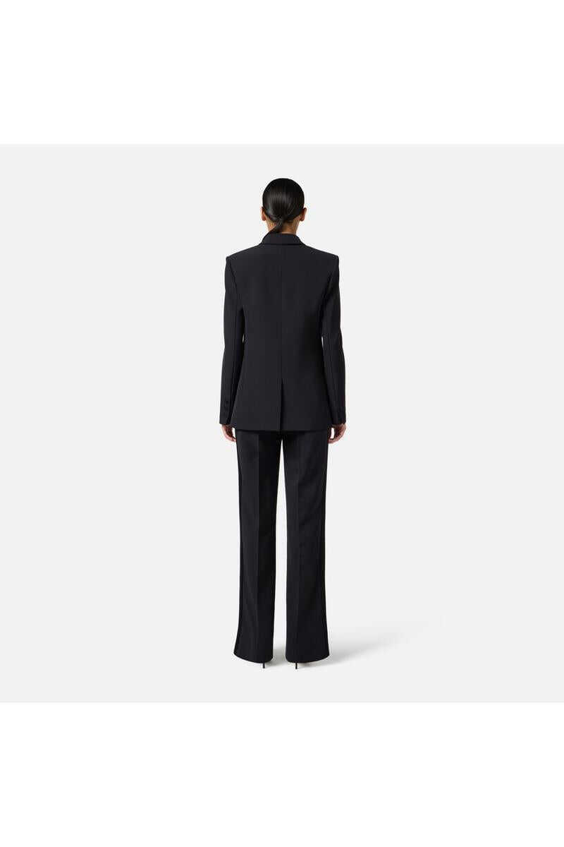 Pantaloni casual Elisabetta Franchi Elisabetta Franchi Trousers Black Femei (BM 19162056) 3