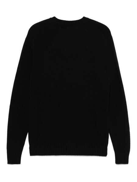 Pulovere Seven Gauge Seven Gauge Black Wool Crewneck Sweater Black Barbati (BM 19162179) 2