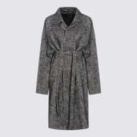 Paltoane Tagliatore Grey Cotton And Wool Coat Barbati