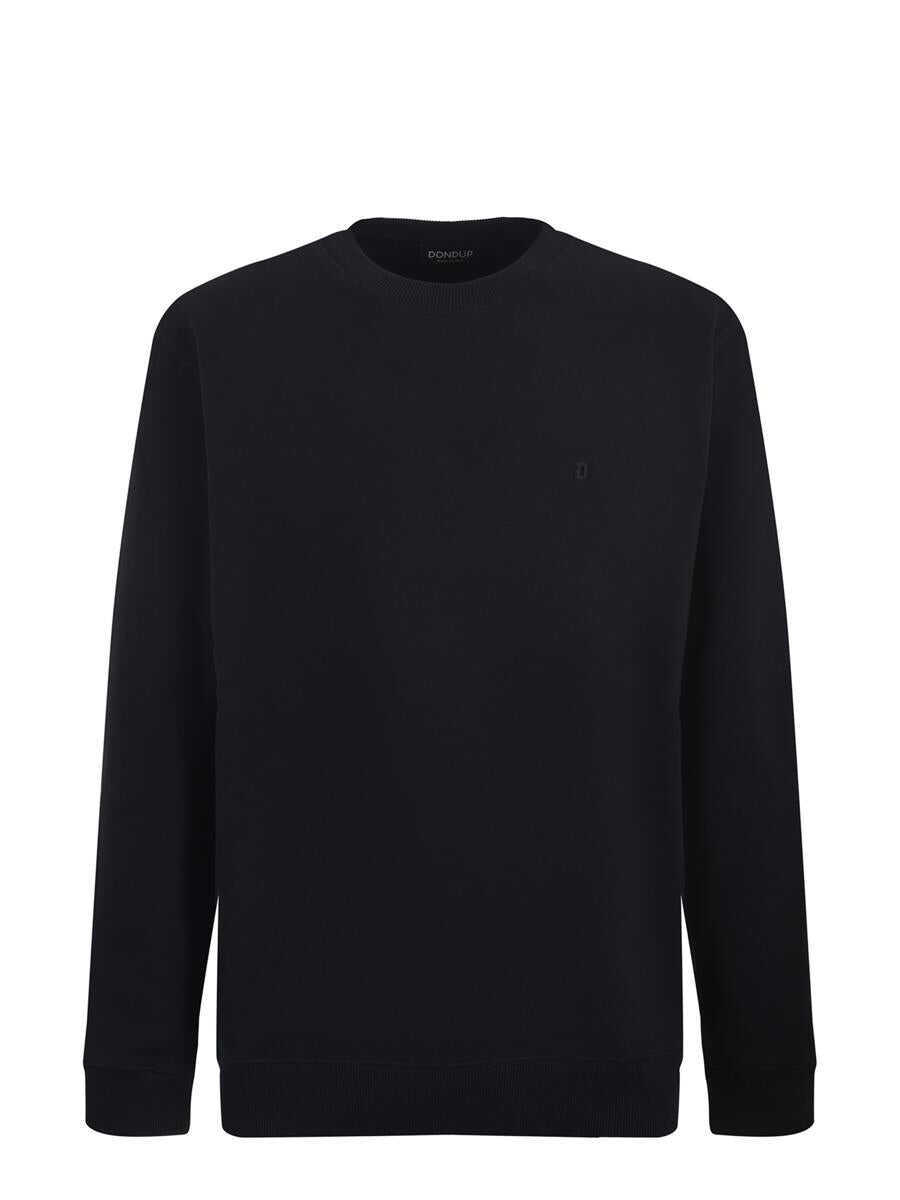 Pulovere Dondup Dondup  Cotton Sweatshirt Black Barbati (BM 19162647) 1