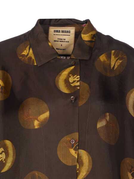 Topuri UMA WANG Uma Wang Top BROWN Femei (BM 19162806) 4