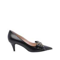Pantofi cu toc Valentino Garavani Bowow Leather Pumps Femei