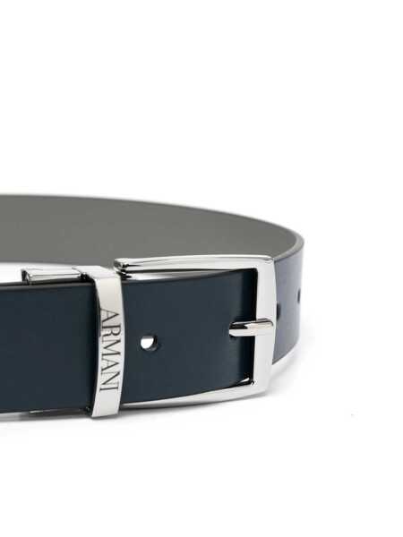 Curele Emporio Armani TONGUE BELT Blue Baieti (BM 19163292) 2