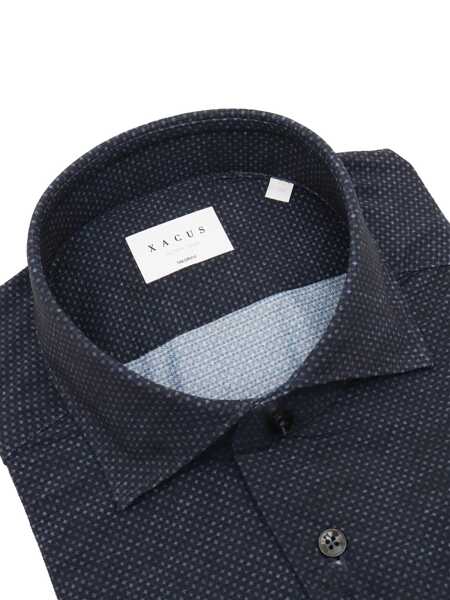 Camasi casual XACUS SHIRT Blue Barbati (BM 19163343) 3