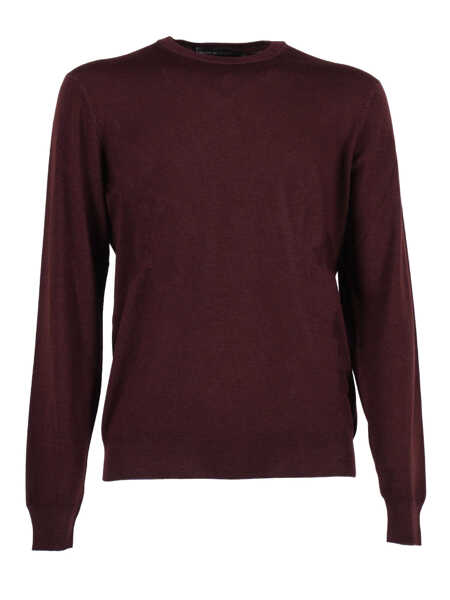 Pulovere Phi Fdl LS CREW NECK SWEATER Bordeaux Barbati (BM 19163397) 1
