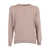 Phi Fdl LONG SLEEVE CREW NECK SWEATER Beige