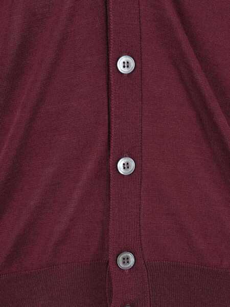 Geci Phi Fdl KNITTED VEST Bordeaux Barbati (BM 19163490) 3