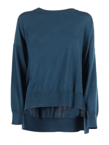 Pulovere Phi Fdl MAXI LS CREW NECK SWEATER Blue Femei (BM 19163496) 1