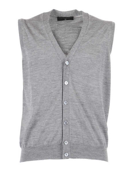 Geci Phi Fdl KNITTED VEST Gray Barbati (BM 19163589) 1