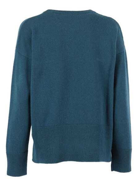 Pulovere Phi Fdl LS CREW NECK OVER SWEATER Blue Femei (BM 19163592) 2