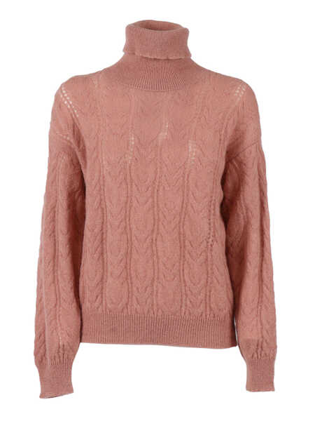 Pulovere Phi Fdl LS HIGH NECK SWEATER Pink Femei (BM 19163628) 1
