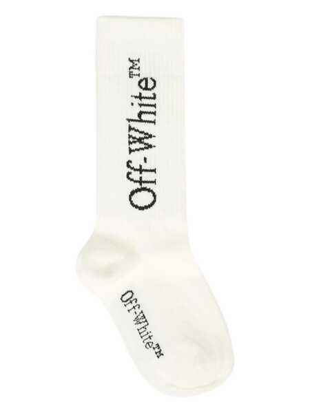 Sosete Off-White BOOKISH LONG SOCKS WHITE - BLACK White Baieti (BM 19163832) 1
