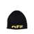 Off-White TYPE LOGO  BEANIE BLACK - YELLOW Black  