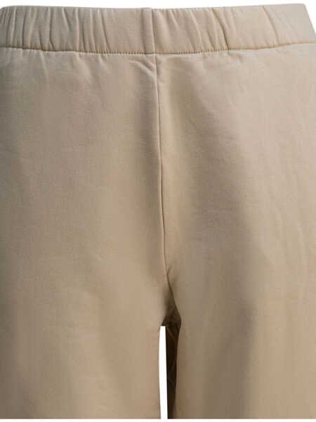 Pantaloni casual Max Mara Silk blend pants Filovia Beige Femei (BM 19163934) 3