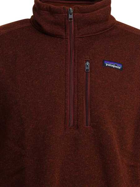 Hanorace Patagonia Better Sweater half-zip sweatshirt Bordeaux Barbati (BM 19163937) 4