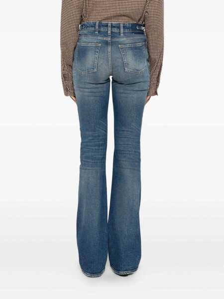Blugi drepti Golden Goose Vintage bootcut jeans Blue Femei (BM 19163991) 4