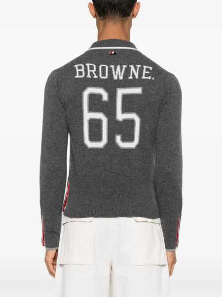 Tricouri Polo Thom Browne Browne 65 polo shirt Black Barbati (BM 19163997) 3