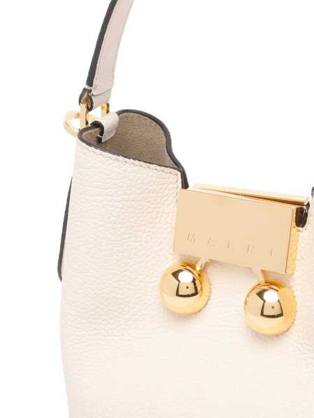 Genti de mana Marni Trunkaroo bucket bag Beige Femei (BM 19164048) 4