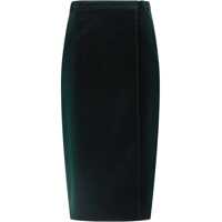 Fuste casual Velvet Crossover Midi Skirt Femei