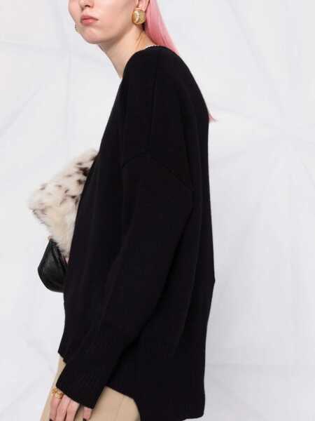 Pulovere Lisa Yang Mila Crew-Neck Sweater BLACK Femei (BM 19164149) 3