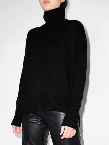 Pulovere casual Lisa Yang Heidi Turtleneck BLACK Femei (BM 19164152) 2