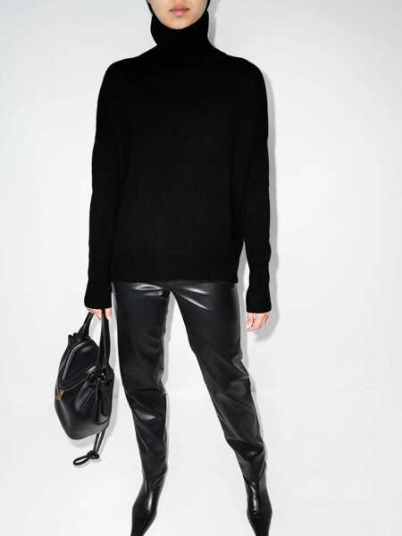 Pulovere casual Lisa Yang Heidi Turtleneck BLACK Femei (BM 19164152) 5
