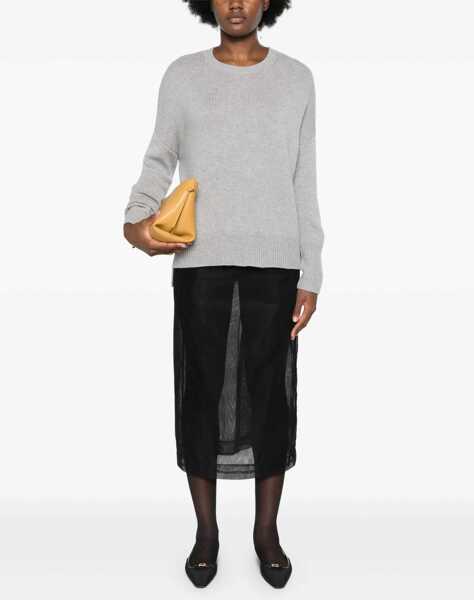 Pulovere Lisa Yang Mila Crew-Neck Sweater GREY Femei (BM 19164155) 2