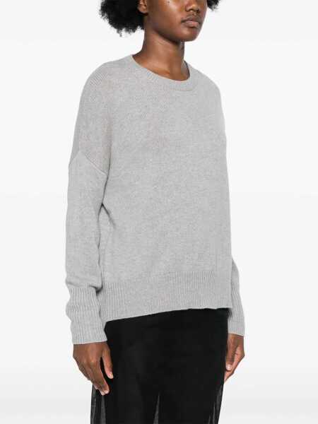 Pulovere Lisa Yang Mila Crew-Neck Sweater GREY Femei (BM 19164155) 3