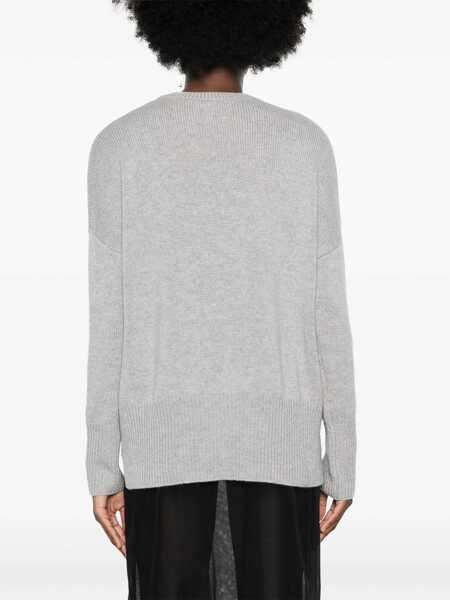 Pulovere Lisa Yang Mila Crew-Neck Sweater GREY Femei (BM 19164155) 4