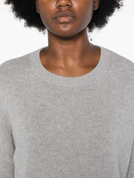 Pulovere Lisa Yang Mila Crew-Neck Sweater GREY Femei (BM 19164155) 5