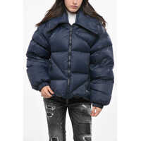 Geci de iarna Hooded Double B Down Jacket With Frontal Zip Femei