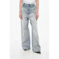 Blugi drepti Red Tag Wide Leg Sire Denims With Side Jersey Bands Femei