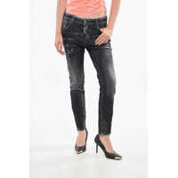 Blugi drepti Dark Washed Cool Girl Jeans 14Cm Femei