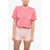 Dior Wool Blend Radzmir Lined Crop Top Pink