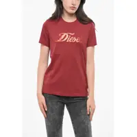 Tricouri Crew Neck Sily T-Shirt With Lamè Logo Femei