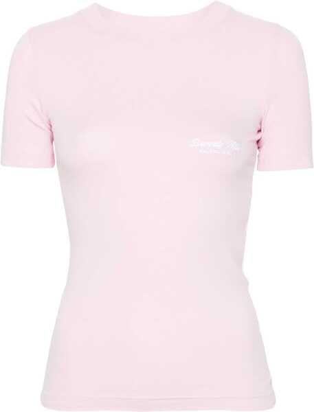 Tricouri Balenciaga Cotton Beverly Hills Slim Fit T-Shirt Pink Femei (BM 19164410) 1