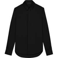 Camasi casual Popeline Shirt With Concealed Closure Femei