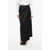 Givenchy Wool Blend Maxi Skirt With Front Pleat Black