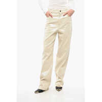 Pantaloni casual High Waist Sequined Wide Leg Kim Pants Femei